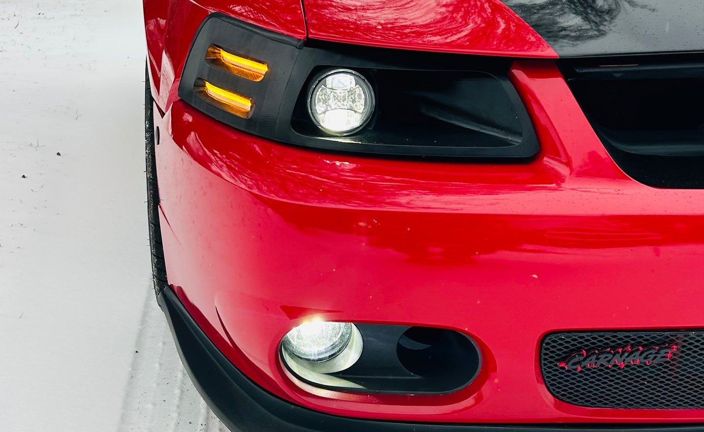 NEW EDGE  - Street Headlight intake with R-70 turn signals.